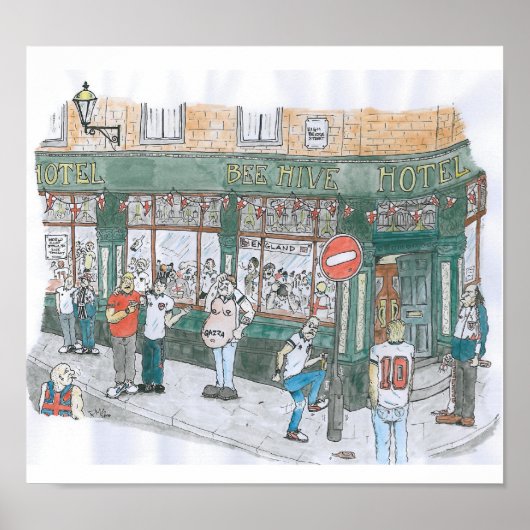 ビーハイブNEWCASTLE 1990 ポスター (正面)