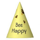ビーハッピーバースデー(昆虫)マルハナバチ パーティーハット (正面)