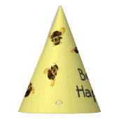 ビーハッピーバースデー(昆虫)マルハナバチ パーティーハット (左)