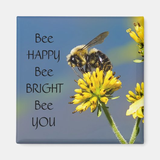 ビーハッピービーブライトビーのまわりにマグネット マグネット (正面)