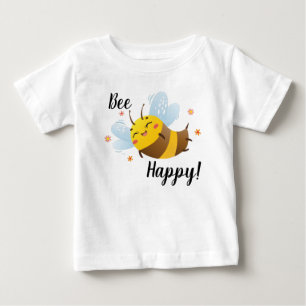 ビーハッピーベビーTシャツ ベビーTシャツ