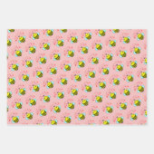 ビーハッピーラブハート ラッピングペーパーシート (正面2)