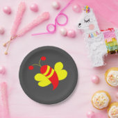 ビーハニービーのまわりにパーティー ペーパープレート (パーティー)