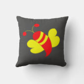 ビーハニービーのまわりに クッション (裏面)