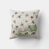 ビーハニーワーカークイーンビーズアンティーク アウトドアクッション (裏面)