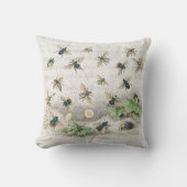 ビーハニーワーカークイーンビーズアンティーク アウトドアクッション (正面)