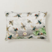 ビーハニーワーカークイーンビーズアンティーク アクセントクッション (正面)