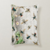 ビーハニーワーカークイーンビーズアンティーク アクセントクッション (正面(垂直))