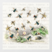 ビーハニーワーカークイーンビーズアンティーク ウィンドウサイン (シート)