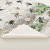 ビーハニーワーカークイーンビーズアンティーク シェルパブランケット (3/4)