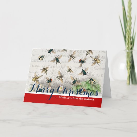 ビーハニーワーカークイーンビーズアンティーク シーズンカード (正面)