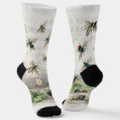 ビーハニーワーカークイーンビーズアンティーク ソックス (傾斜あり)