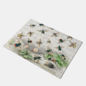 ビーハニーワーカークイーンビーズアンティーク ドアマット (アングル)