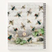 ビーハニーワーカークイーンビーズアンティーク ノートブック (裏面)