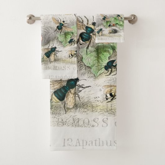 ビーハニーワーカークイーンビーズアンティーク バスタオルセット (インサイチュ)