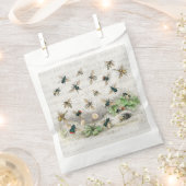 ビーハニーワーカークイーンビーズアンティーク フェイバーバッグ (クリップ留めされた状態)