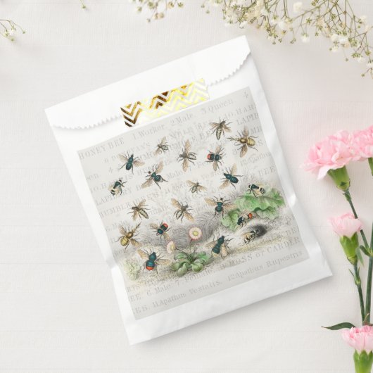 ビーハニーワーカークイーンビーズアンティーク フェイバーバッグ (封をした状態)