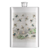 ビーハニーワーカークイーンビーズアンティーク フラスク (正面)