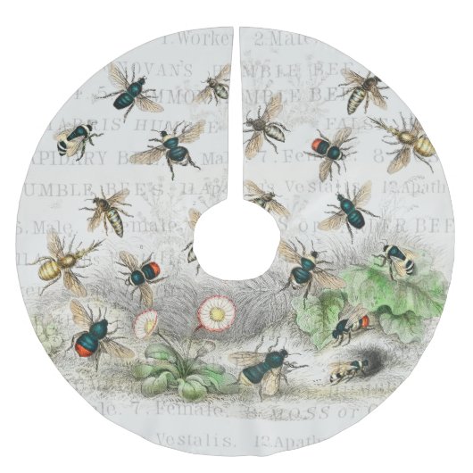 ビーハニーワーカークイーンビーズアンティーク ブラッシュドポリエステルツリースカート (正面)