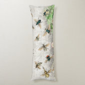 ビーハニーワーカークイーンビーズアンティーク ボディピロー (裏面 (縦))