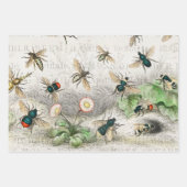 ビーハニーワーカークイーンビーズアンティーク ラッピングペーパーシート (正面2)