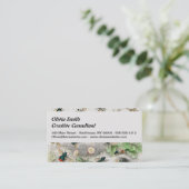 ビーハニーワーカークイーンビーズアンティーク 名刺 (スタンド正面)