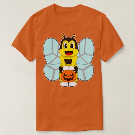 ビーハロウィーンパンプキン Tシャツ (デザイン正面)