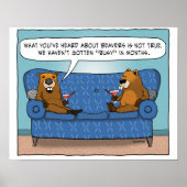 ビーバおもしろいーの取得忙し不可 ポスター (正面)