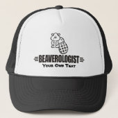 ビーバおもしろいー キャップ (正面)