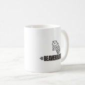 ビーバおもしろいー コーヒーマグカップ (正面右)