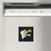 ビーバスケットボール選手バスケットボールスポーツプレミアム マグネット (インサイチュ (食洗機))