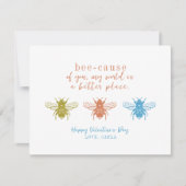 ビーバレンタインデイホリデーカード シーズンカード (正面)