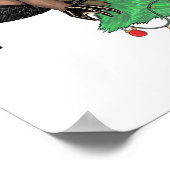 ビーバーおもしろい諺漫画スケッチ ポスター (角)