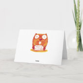 ビーバーがハッピーバースデー漫画を掲載 カード (裏面)