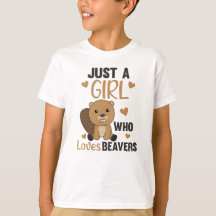ビーバーが好きな女の子 – かわいいビーバー