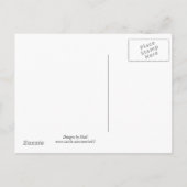 ビーバーとダム – 引っ越しました 案内ポストカード (裏面)