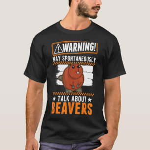 ビーバーについて自発的に話す可能性がある Tシャツ