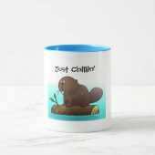 ビーバーのちょうどchillin マグカップ (中央)