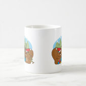 ビーバーのクリスマス コーヒーマグカップ (中央)