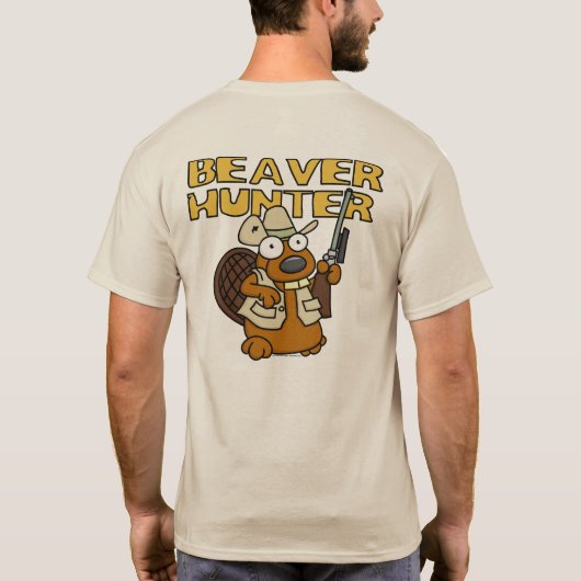 ビーバーのハンター2のワイシャツ Tシャツ (裏面)