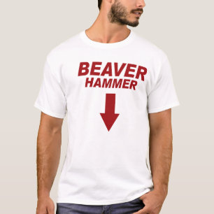 ビーバーのハンマー Tシャツ
