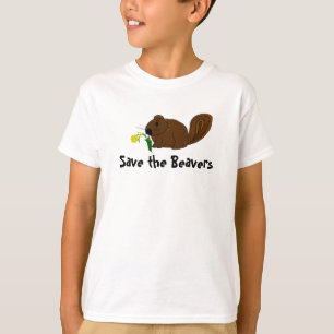 ビーバーの保護 Tシャツ