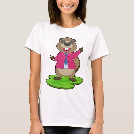 ビーバーの先生チョークスクール Tシャツ (正面)