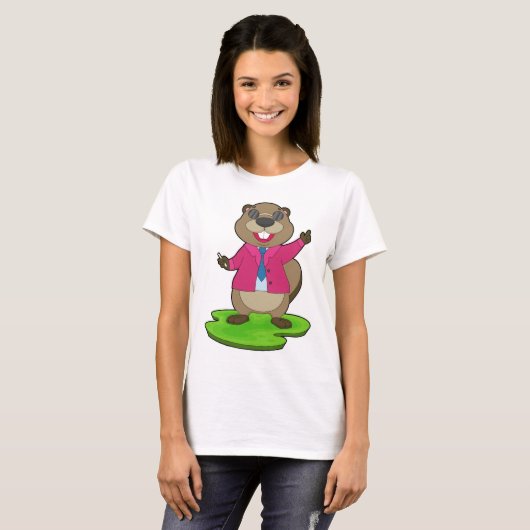ビーバーの先生チョークスクール Tシャツ (正面フル)