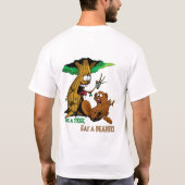 ビーバーの刻み目 Tシャツ (裏面)