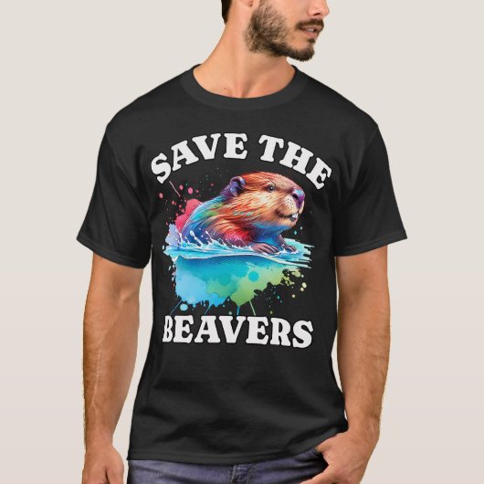 ビーバーの救出 Tシャツ (正面)