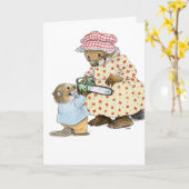 ビーバーの母の日カード カード (黄色い花)