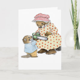 ビーバーの母の日カード カード