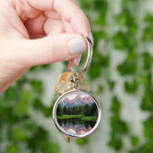 ビーバーの池上のTetonの壮大な反射 キーホルダー (手)