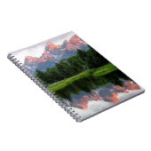 ビーバーの池上のTetonの壮大な反射 ノートブック (右側)